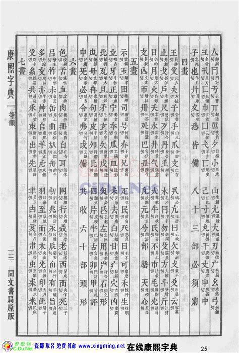 芸五行|康熙字典：芸字解释、笔画、部首、五行、原图扫描版